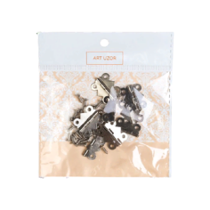 Арт Узор Петля для декорирования шкатулки 2272573 (8 шт.) серебристый