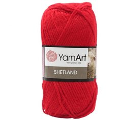 Пряжа YarnArt Shetland 100гр 220м (30% шерсть, 70% акрил) (507 красный) 5 шт