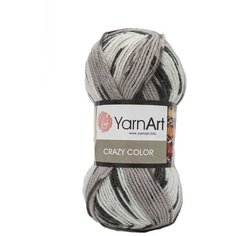 Пряжа YarnArt Crazy color 100гр. 260м (25%шерсть,75%акрил) (137 секционный)