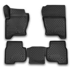 Коврики 3D в салон LAND ROVER Discovery 4, 2014->, 4 шт. (полиуретан) Element