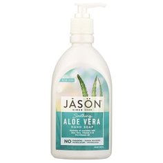 Жидкое мыло успокаивающее с экстрактом алоэ вера Jason Soothing Aloe Pure Natural Vera Hand Soap 473 мл