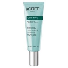 Пьюрифаин матирующая сыворотка против старения кожи Korff Purifying Mattifying And Refiner Face Serum 30 мл