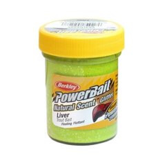 Паста Berkley PowerBait Natural Scent Glitter Trout Bait печень 50 г Chartreuse