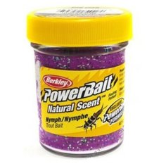 Паста Berkley PowerBait Natural Scent Glitter Trout Bait мотыль 50 г nymph glitter