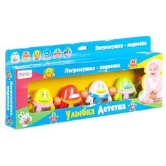 Погремушка- подвеска Улыбка Детства, BOX 34х4,5х15,5 см, 2 вида, арт. ZYB- B1480-4. Zhorya