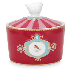 Сахарница Pip Studio Love Birds Medallion Red-Pink, 300 мл, 51.008.004