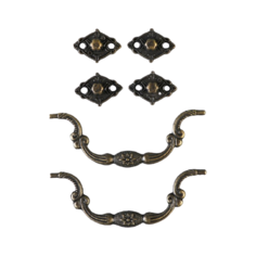 Арт Узор Ручка для декорирования шкатулки 1364549 (2 шт.) бронзовый