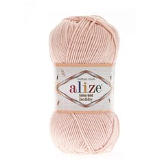 Пряжа Alize Cotton Gold Hobby 50г 165м (55% хлопок, 45% акрил) (382 телесный), 5 мотков