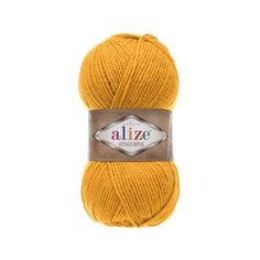 Пряжа ALIZE Alpaca royal 100г 250м (55 % акрил - 30 % альпака -15 % шерсть) (02 шафран)