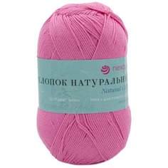 Пряжа Пехорка Хлопок натуральный Кабле (100%хлопок) (11-Яр. Розовый) 5 шт