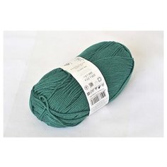 Пряжа Пехорка Народная 100гр. 220м.(30%шерсть, 70%акрил высокообъемный) (573-Т.изумруд) 5 шт