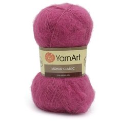 Пряжа YarnArt Mohair 100гр 220м (70% мохер, 30% акрил) (144 лиловый) 5 шт