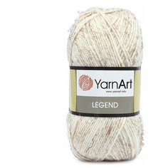 Пряжа YarnArt Legend 100гр 300м (25% шерсть, 65% акрил, 10% вискоза) (8783 светло-бежевый) 5 шт