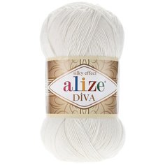 Пряжа ALIZE Diva 100гр. 350м. (100% микрофибра) ТУ (450) 5 шт