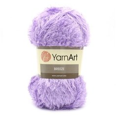 Пряжа YarnArt Breeze 100гр 200м (100% полиэстер) (05 сиреневый) 5 мотков