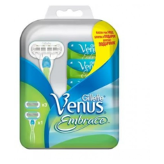 Подарочный набор VENUS Embrace (Бритва с 1 сменной кассетой + сменные кассеты для бритья 3 шт.