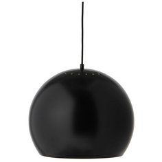 Лампа подвесная Ball, ?40 см, черная матовая, черный шнур Frandsen
