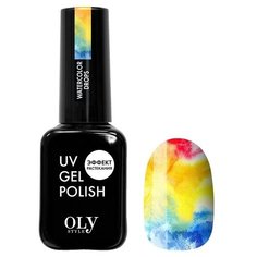 Гель-лак для ногтей Olystyle Watercolor Drops, 10 мл, прозрачный