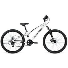 Велосипед Forward Rise 24 2.0 DISC (Белый/черный One size)