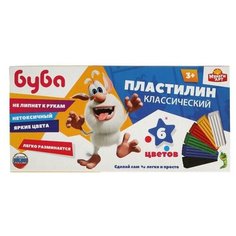 Пластилин классический буба 6 цв Multi Art