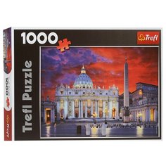 Пазл Trefl Базилика Святого Петра, Рим (10172), 1000 дет.