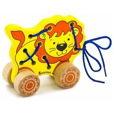 Шнуровка-каталка Alatoys Львенок 851607