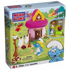 Конструктор Mega Bloks Smurfs 10707 Смурфетта