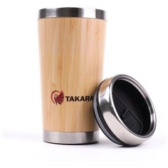 Термокружка TAKARA бамбук, 450 мл