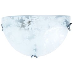 Настенно-потолочный светильник Toplight Primrose TL9060Y-01WH, E27, 60 Вт, кол-во ламп: 1 шт., 8 х 30 см, цвет арматуры: серебристый, цвет плафона: белый