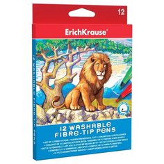 ErichKrause Набор фломастеров ArtBerry Easy Washable, 12 шт. (38564)