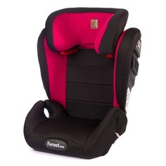 Автокресло группа 2/3 (15-36 кг) Forest kids Aksel Fix, бордовый/чёрный