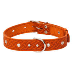 Ошейник Пижон 7005997, длина ошейника 64 см рыжий
