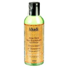 Khadi Шампунь Khadi алоэ вера и облепиха, 210 мл