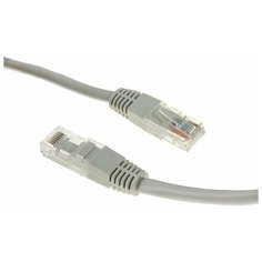 Патч-корд Gembird PP12e-10M, UTP 5е кат., RJ-45(m)-RJ-45(m), 10 м, серый 1722447