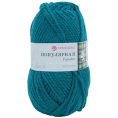 Пряжа Пехорка Популярная 100гр. 133м. (50%шерсть, 50%акрил) (335-Изумруд)