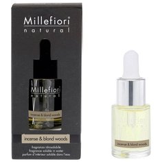 Концентрат для аромалампы Millefiori Milano Natural White Incense & Blond Woods Благовония и белое дерево 15мл