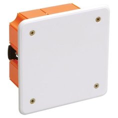Коробка распаячная CП 92х92х45 IP20 КМ41022 для полых стен (с саморезами пластиковые лапки с крышкой) ИЭК UKG11-092-092-045-P IEK