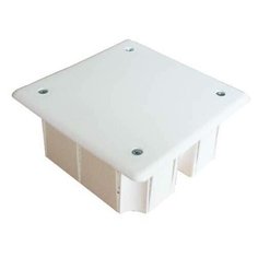 Коробка распределительная СП 92х92х40мм 8 выходов крышка на винтах Epplast 160190 E.P.Plast