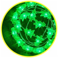 Гирлянда 14 050 NGF-DM002-20G-2AA-зеленые елочки Navigator 14050