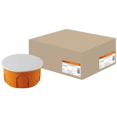 Распаячная коробка СП D80х40мм, крышка, IP20, TDM SQ1402-1007