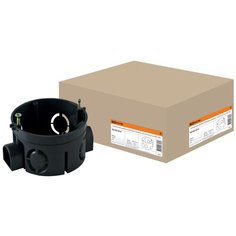 Установочная коробка СП D68х40мм, саморезы, стыковочные узлы, IP20, TDM SQ1402-0010