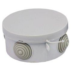 Коробка распаячная КМР-040-039 наружная с крышкой 85х40 АБС 4 мембранных ввода IP54 EKF plc-kmr-040-039