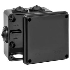 Коробка распределительная ОП 100х100х50мм УХЛ1 IP54 черн. Ruvinil 67050Ч