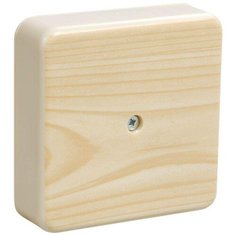 Коробка распаячная ОП 75х75х20 IP20 КМ41212-04 (6 клем. 6кв.мм) сосна ИЭК UKO10-075-075-020-K34 IEK