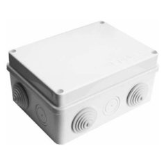 Коробка распределительная ОП 150х110х70мм IP54 10 выходов 6 гермовводов крышка на винтах бел. Epplast 210301 E.P.Plast
