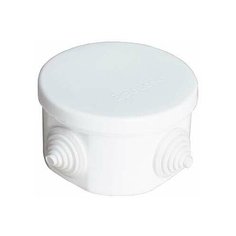 Коробка распределительная ОП 75х45мм IP54 4 выхода 4 гермоввода крышка защелкивающаяся бел. Epplast 240341 E.P.Plast