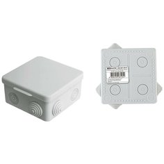 Распаячная коробка ОП 100х100х55мм, крышка, IP54, 8вх. инд. штрихкод TDM SQ1401-0513