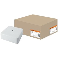 Коробка распаячная КР 100х100х44 ОП белая IP40 TDM SQ1401-0209