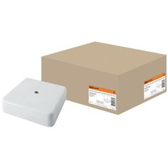 Коробка распаячная КР 75х75х20 ОП белая IP40 TDM SQ1401-0203