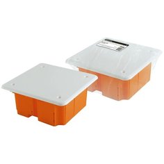 Распаячная коробка СП 92х92х40мм, крышка, IP20, инд. штрихкод, TDM SQ1402-1001